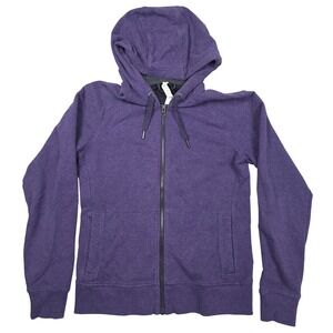 Lululemon Athletica Women Purple Heathered Full Zip Hoodie Athletic Casual 6